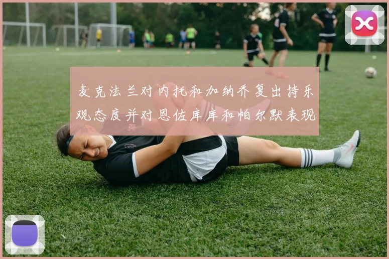 麦克法兰对内托和加纳乔复出持乐观态度并对恩佐库库和帕尔默表现表示满意